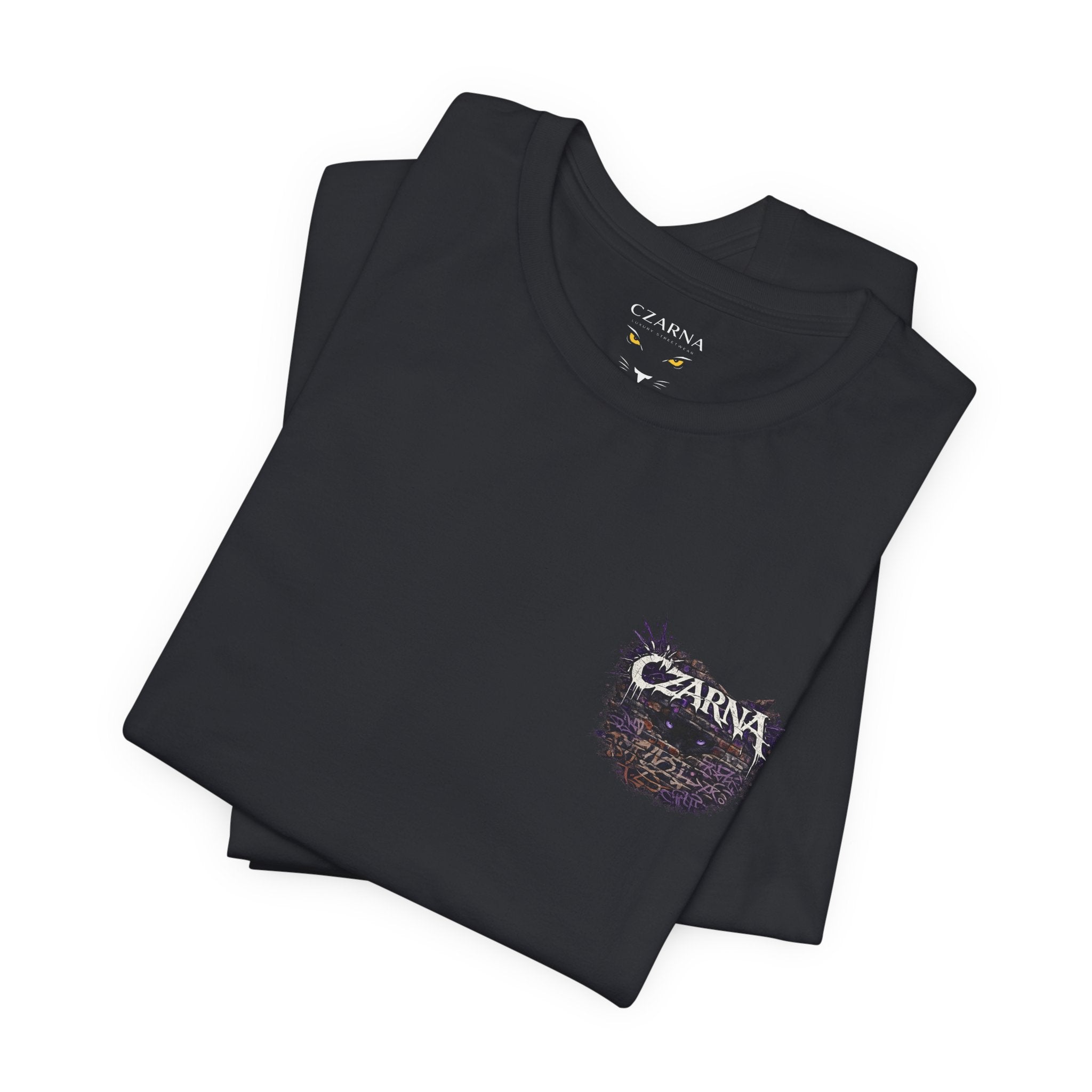 Czarna Graffiti Panther Tee