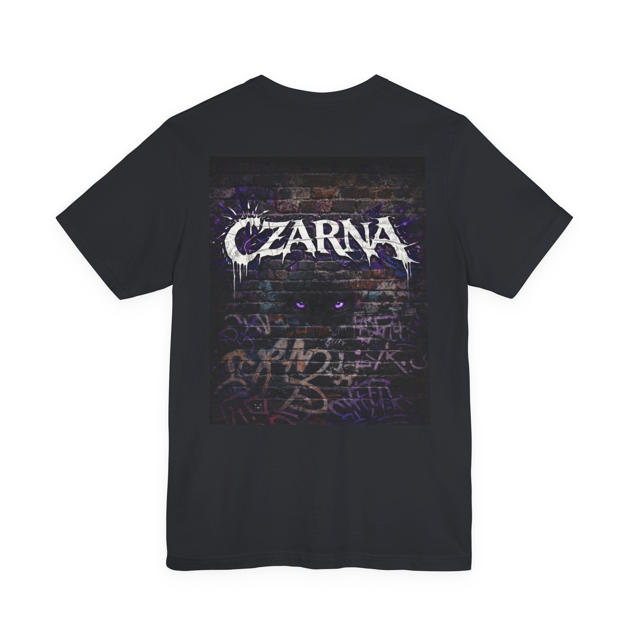 Czarna Graffiti Panther Tee